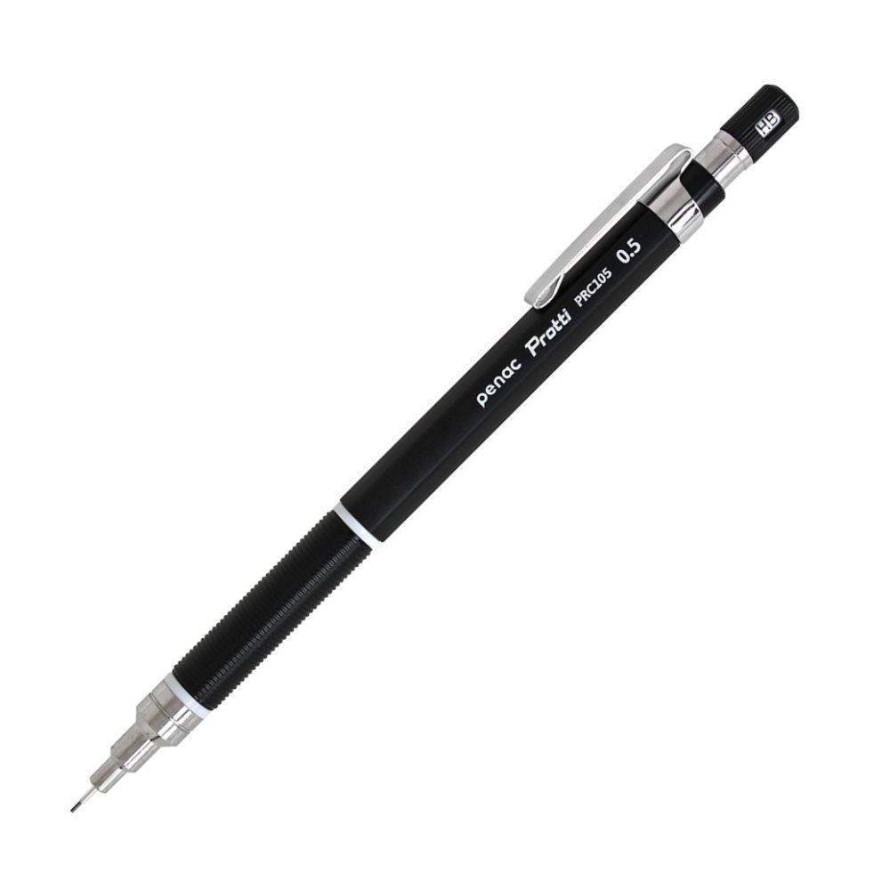 Автоматичен молив Penac Protti PRC 105, 0.5 мм, Black/White