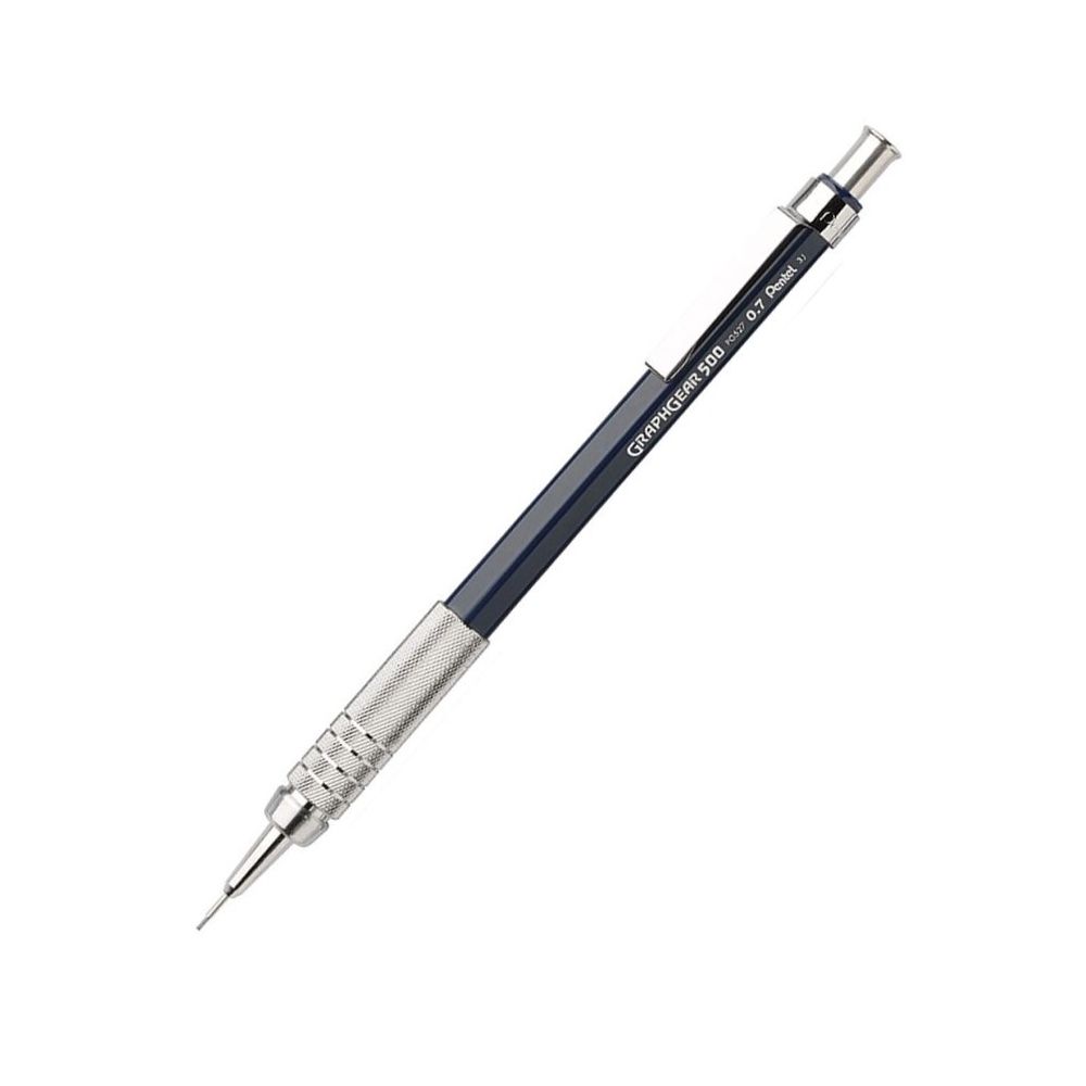 Автоматичен молив Pentel Graphgear 520, с метален грип, 0.7 мм, черен