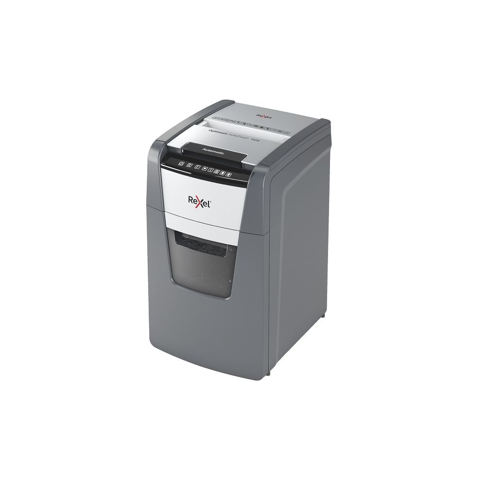 Автоматичен шредер за хартия Rexel Optimum AutoFeed+150X, (P-4), Cross Cut, 44 л, 1-5 потребители