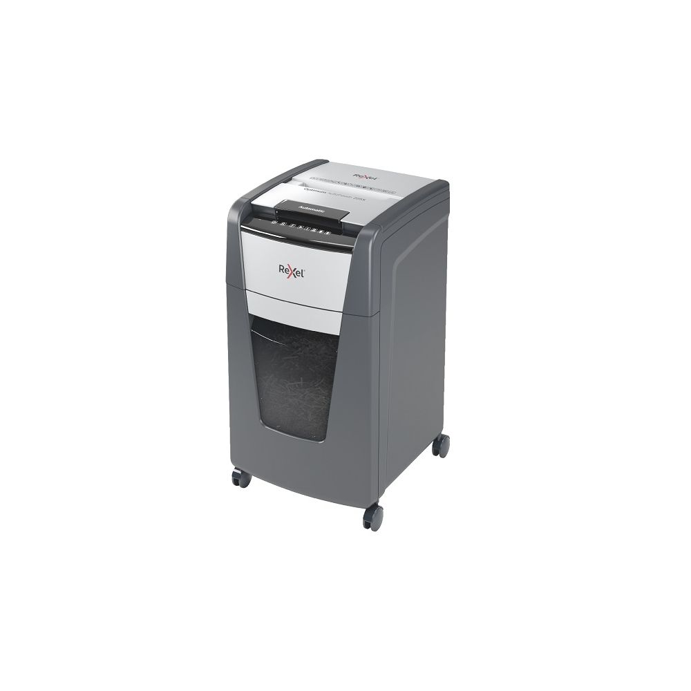 Автоматичен шредер за хартия Rexel Optimum AutoFeed+225X, (P-4), Cross Cut, 60 л, 5-10 потребители