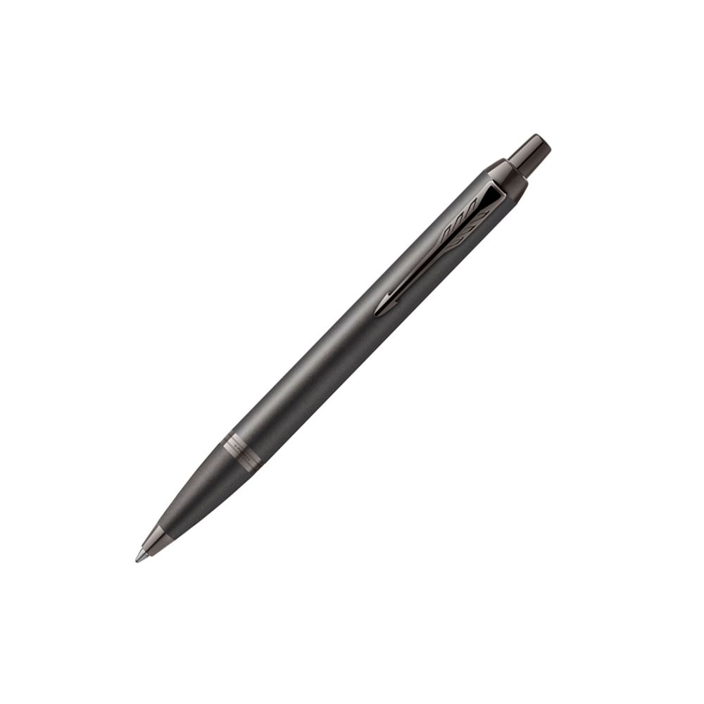 Автоматична химикалка PARKER IM Prof Monochrome Bronze, метално тяло и клип, синя