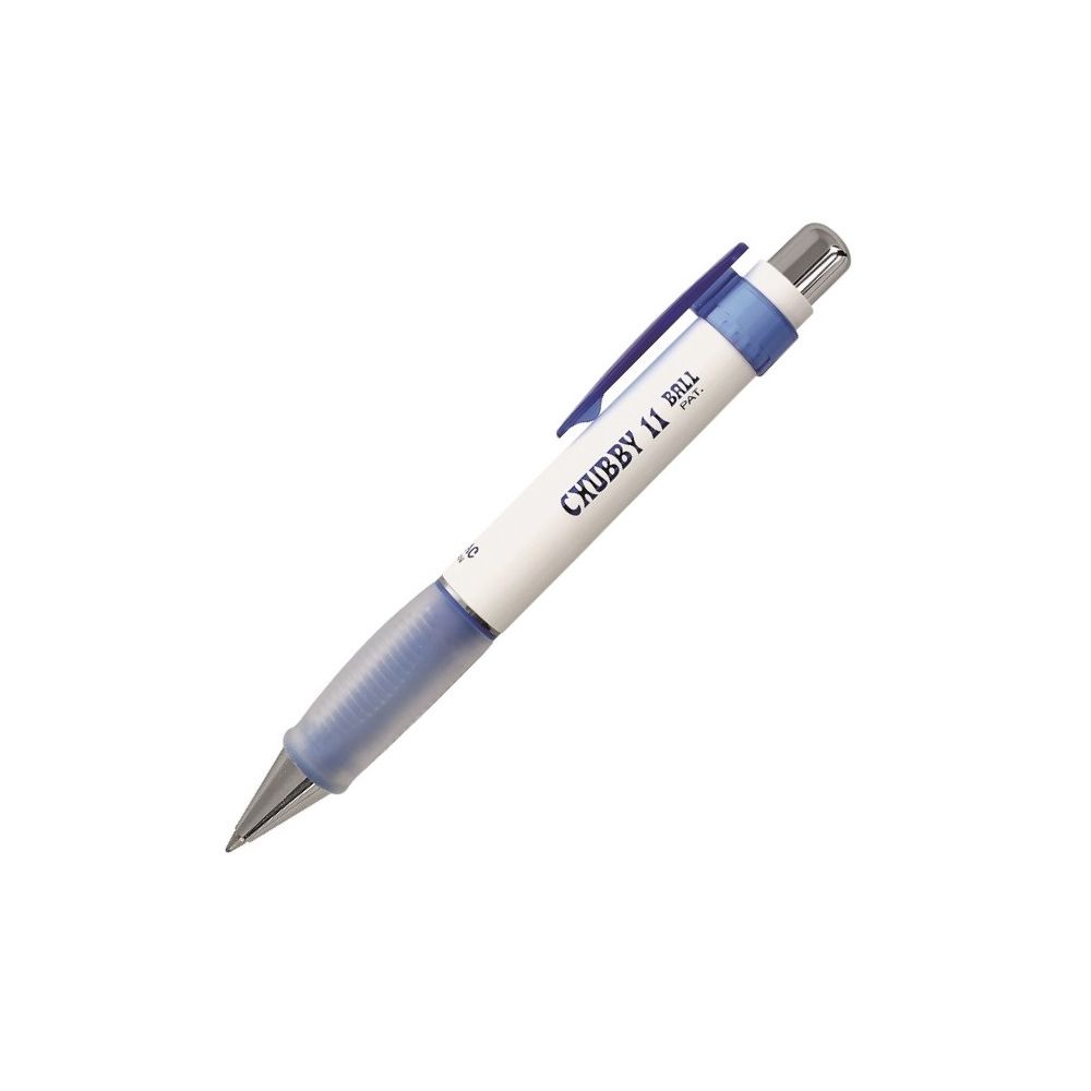Автоматична химикалка Penac CHUBBY11, с грип, синьо тяло, 1 мм, синя