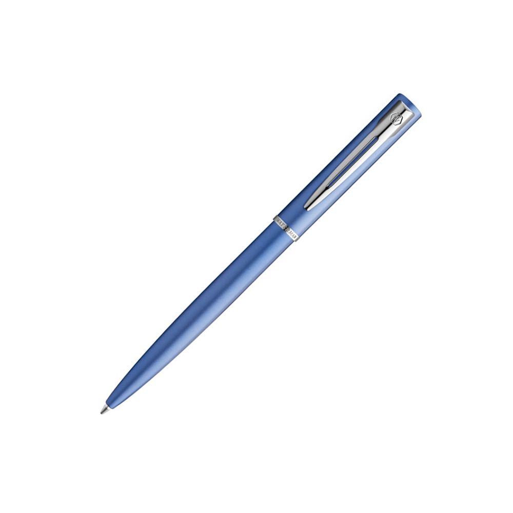 Автоматична химикалка Waterman Graduate Allure Blue, стоманено тяло, хромиран клип, синя