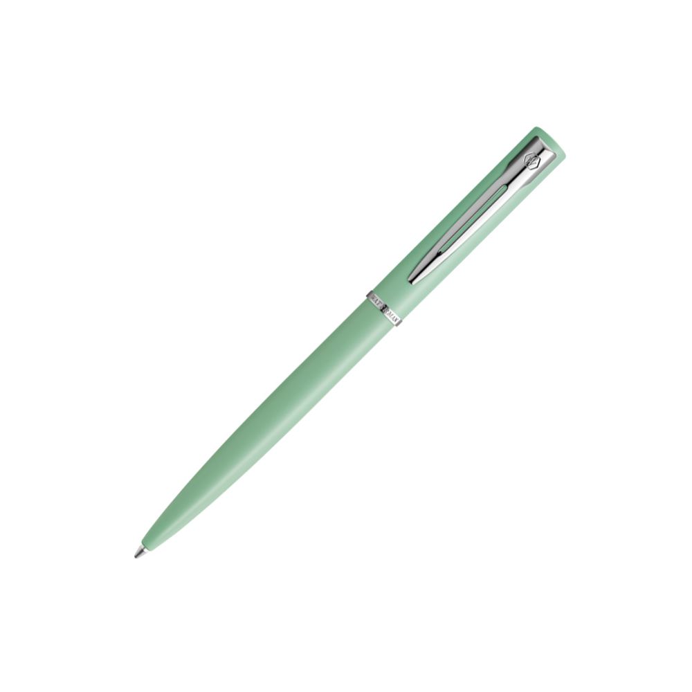 Автоматична химикалка Waterman Graduate Allure Light Green, стоманено тяло, хромиран клип, синя