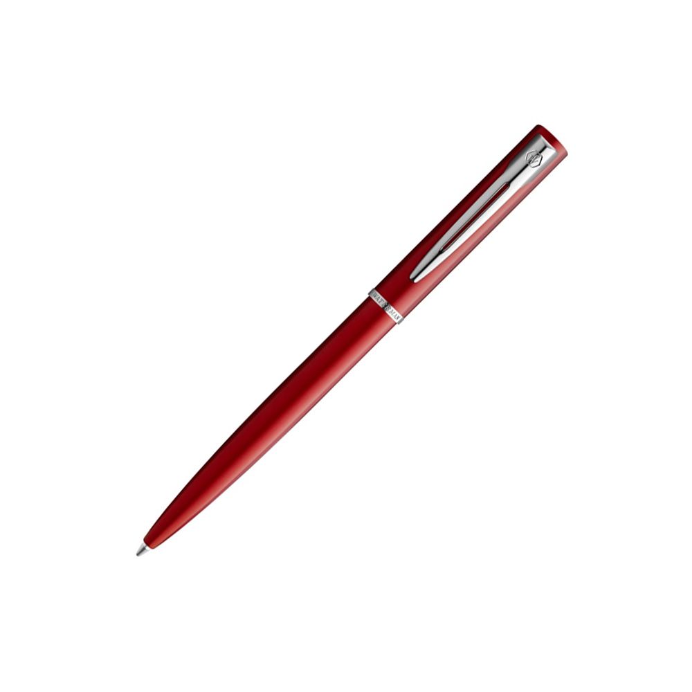 Автоматична химикалка Waterman Graduate Allure Red, стоманено тяло, хромиран клип, синя