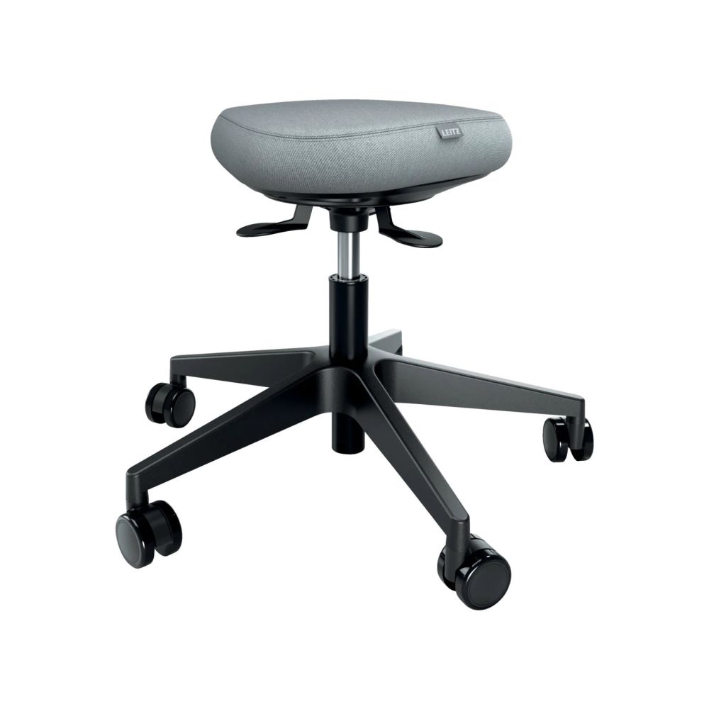 Ергономична табуретка Leitz Ergo Active Sitting, с колелца, регулируема височина, черна Ергономична табуретка Leitz Ergo Active Sitting, с колелца, регулируема височина, черна