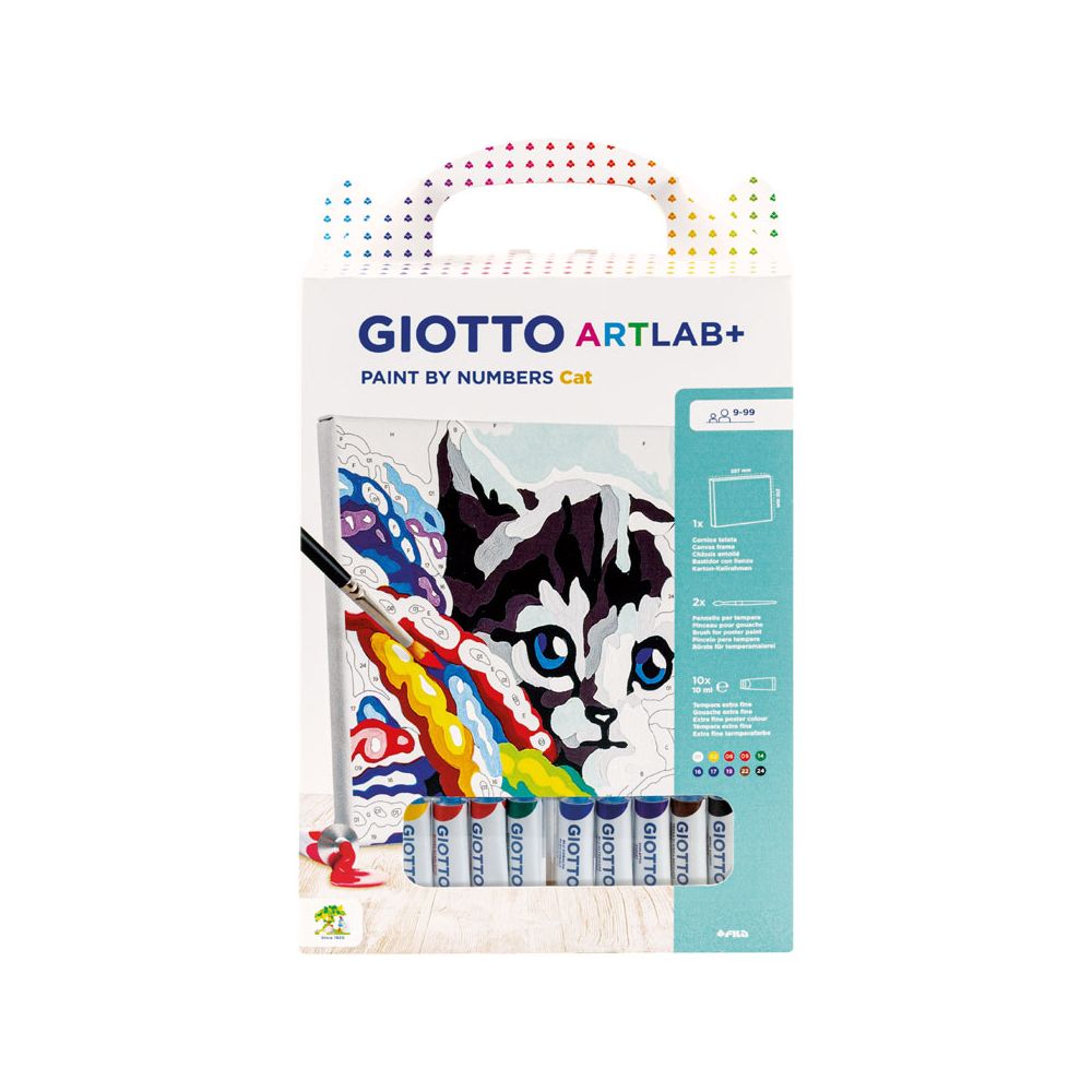 Комплект за рисуване по номера GIOTTO ArtLab+ Cat Комплект за рисуване по номера GIOTTO ArtLab+ Cat