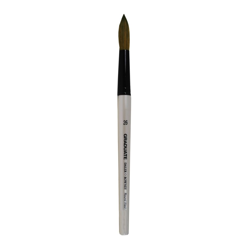 Четка за рисуване DALER-ROWNEY Graduate Pony/Synthetic Round Wash№26, кръгла, естествен и изк. косъм