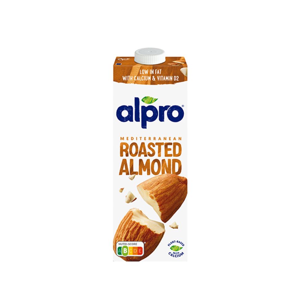 Бадемова напитка Alpro Roasted Almond, без лактоза, 100% растителна основа, UHT, 1 л
