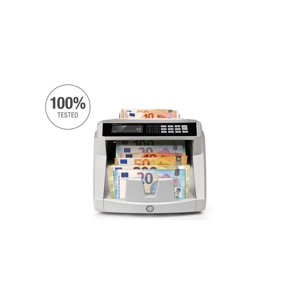 Банкнотоброячна машина Safescan 2465-S, до 1000 банкноти в минута и несортирано евро, бял Банкнотоброячна машина Safescan 2465-S, до 1000 банкноти в минута и несортирано евро, бял