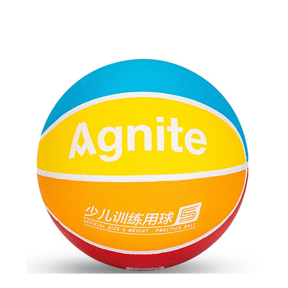 Баскетболна топка Deli Agnite F1175, размер 5, PVC, цветна, ненапомпана