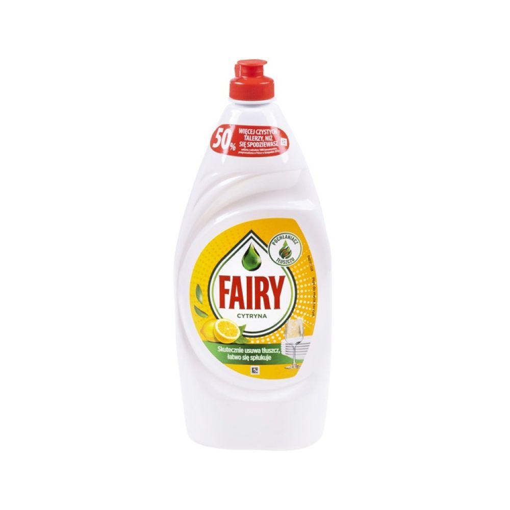 Препарат за съдове FAIRY Lemon, аромат лимон, 900 мл Препарат за съдове FAIRY Lemon, аромат лимон, 900 мл