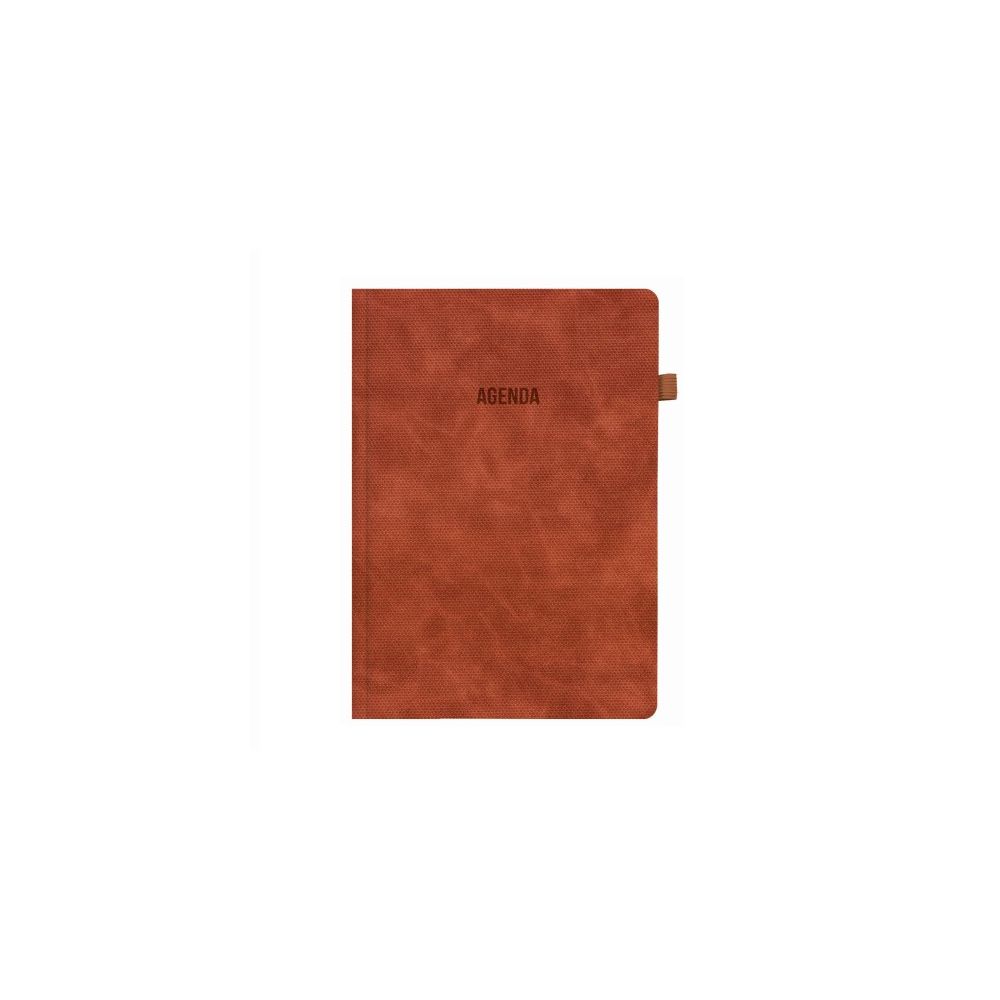 Бележник LASTVA Helsinki, B5, 112 л., линиран шамоа офсет 70 г, термо PU корица, керемиденочервен