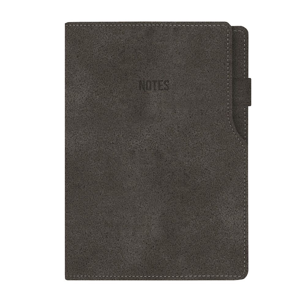 Бележник LASTVA Nomad, A5, 104 л., линиран шамоа офсет 80 г, термо PU корица, син