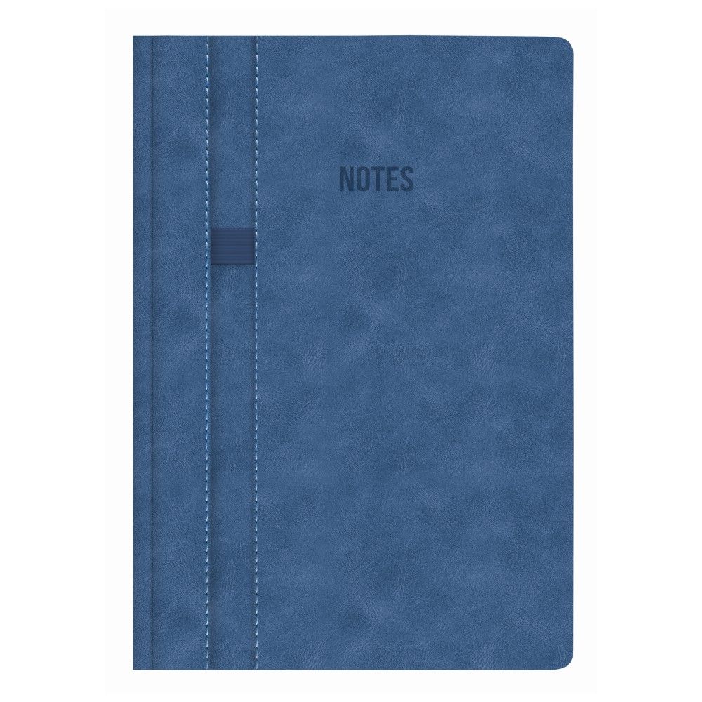 Бележник LASTVA Soho, A5, 96 л., линиран офсет 80 гр, термо PU корици, син