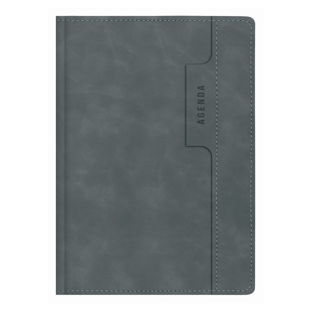 Бележник LASTVA Toronto, B5, 112 л., линиран офсет 80 гр, термо PU корици, сив