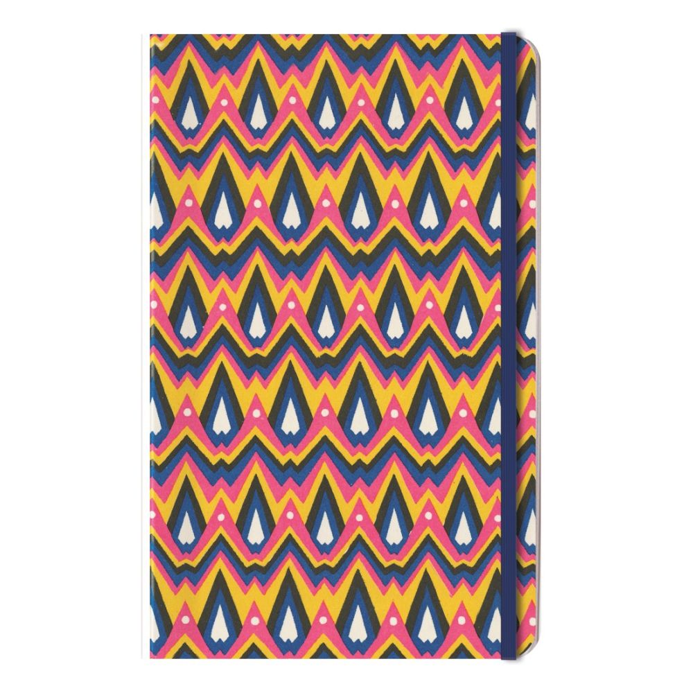 Бележник с ластик PIGNA Reverberation 70s, A5, 144 л., линиран офсет 80 г, FSC, твърда корица