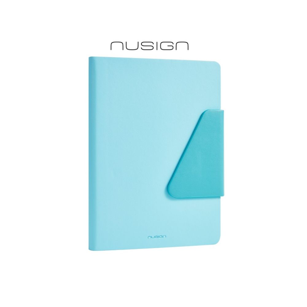 Бележник с магнит Nusign Classic ENS209, A5, 120 л., линиран шамоа офсет 80 г, корица ECO кожа, син