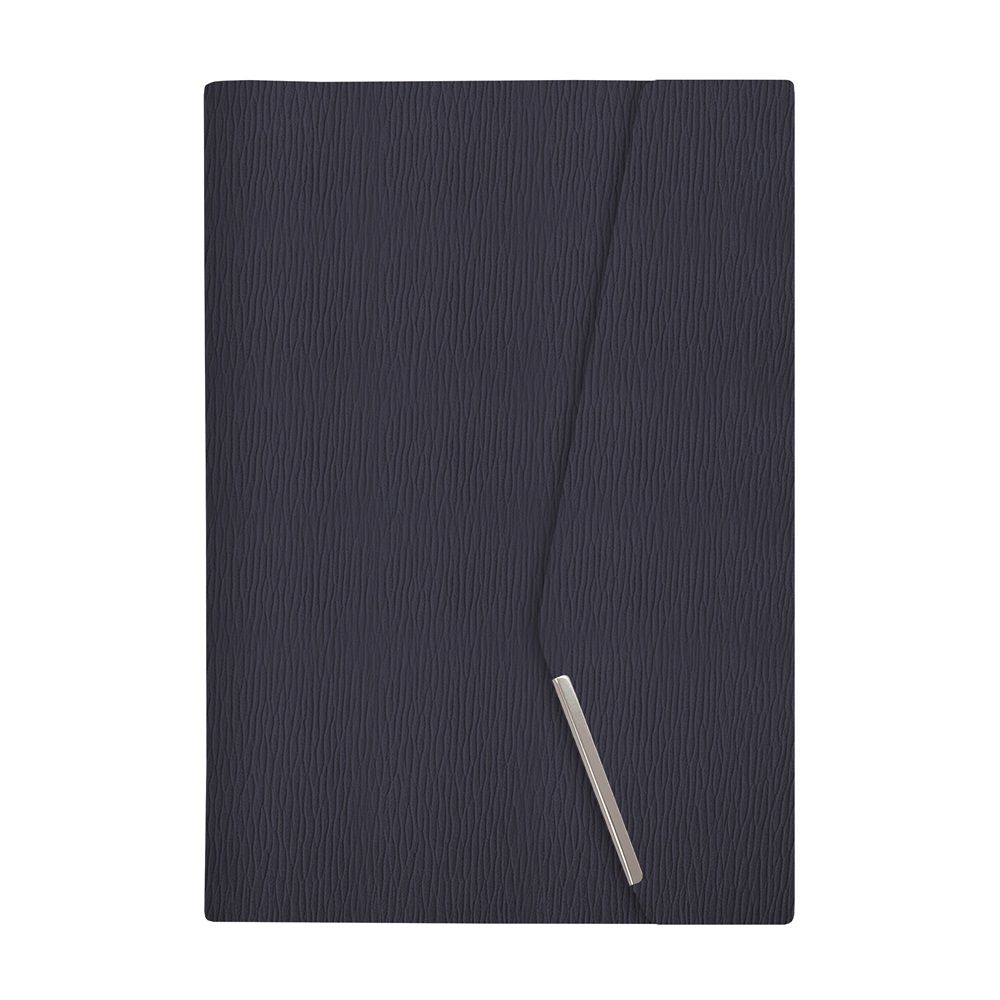 Бележник с магнитен капак LASTVA Beta, B5, 112 л., линиран шамоа офсет 80 г, термо PU корица, син