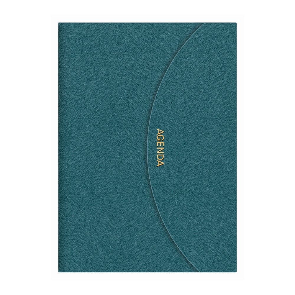 Бележник с магнитен капак LASTVA Edel, B5, 112 л., линиран офсет 80 г, термо PU корица, зелен