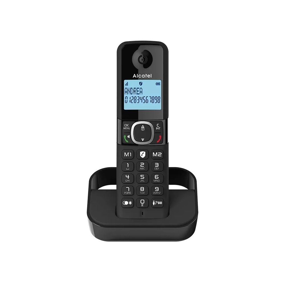 Безжичен телефон DECT Alcatel F860, черен