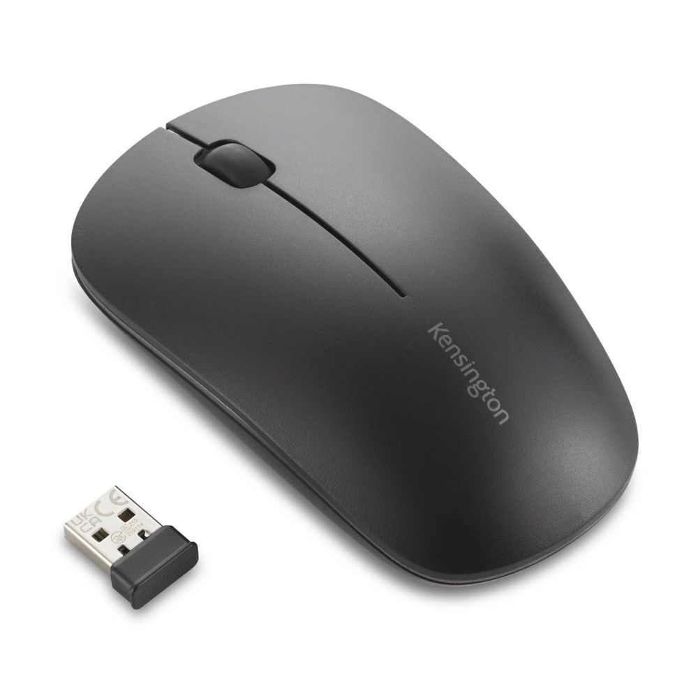 Безжична мишка Kensington MY230 EQ, презареждаща се, USB, 1200 dpi, 3 бутона, безшумна, черна