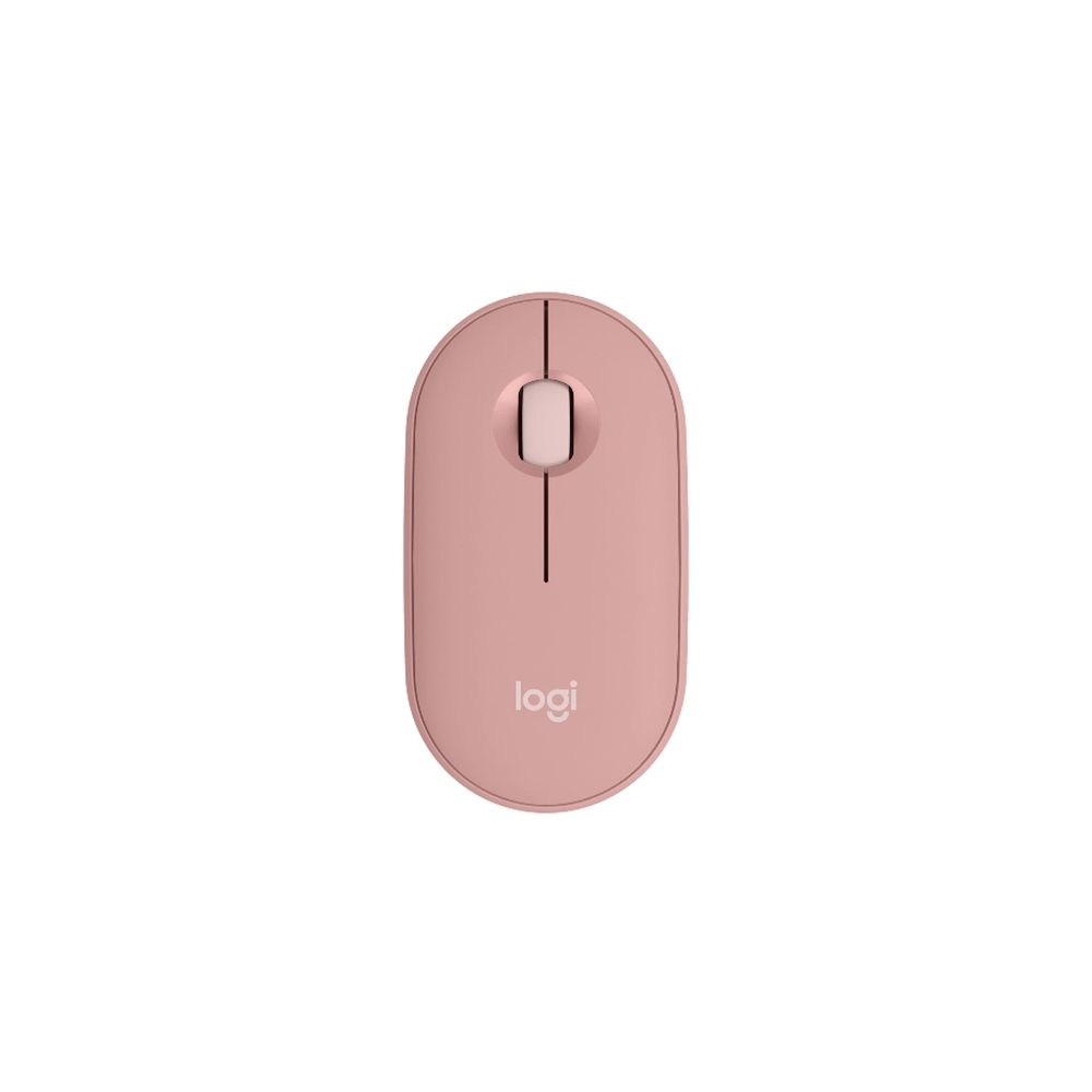 Безжична мишка Logitech Pebble M350s, с Bluetooth, 1000 dpi, 3 бутона, розова