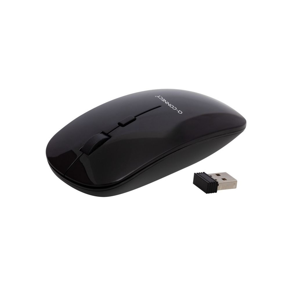 Безжична мишка Q-CONNECT, 4 бутона, черна