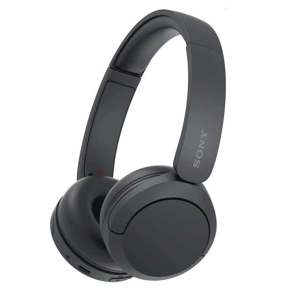 Безжични слушалки Sony WH-CH520, с вграден микрофон, Bluetooth 5.2/USB-C, черни
