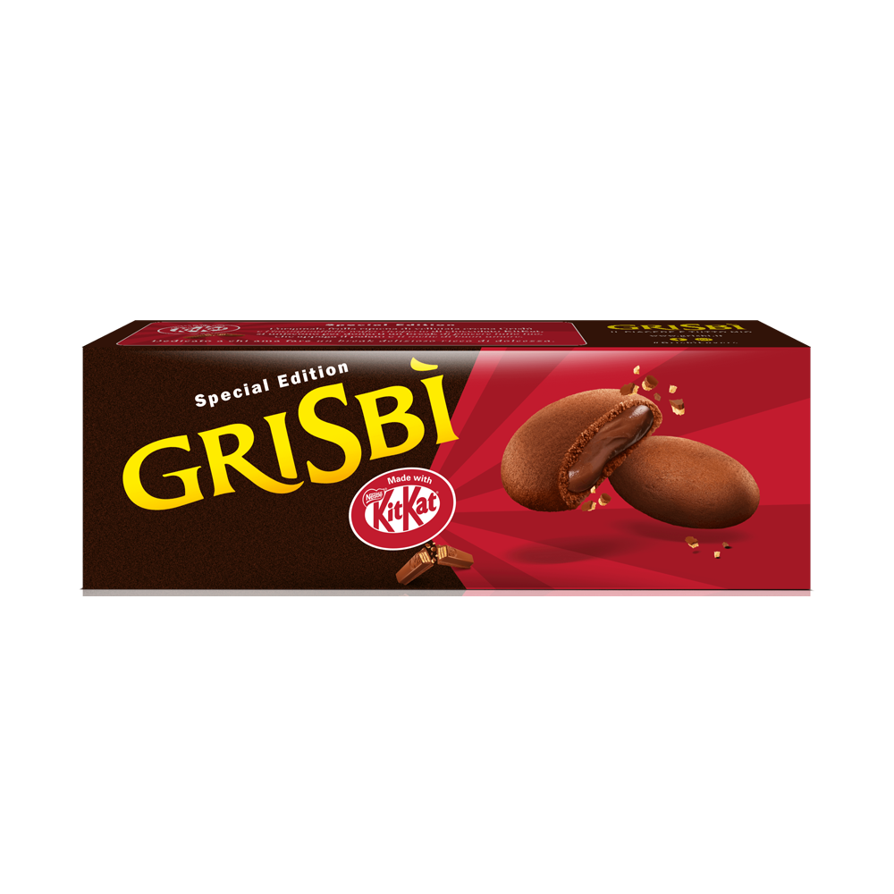 Бисквити GRISBI Kit Kat, с шоколадов крем, кутия 112 г
