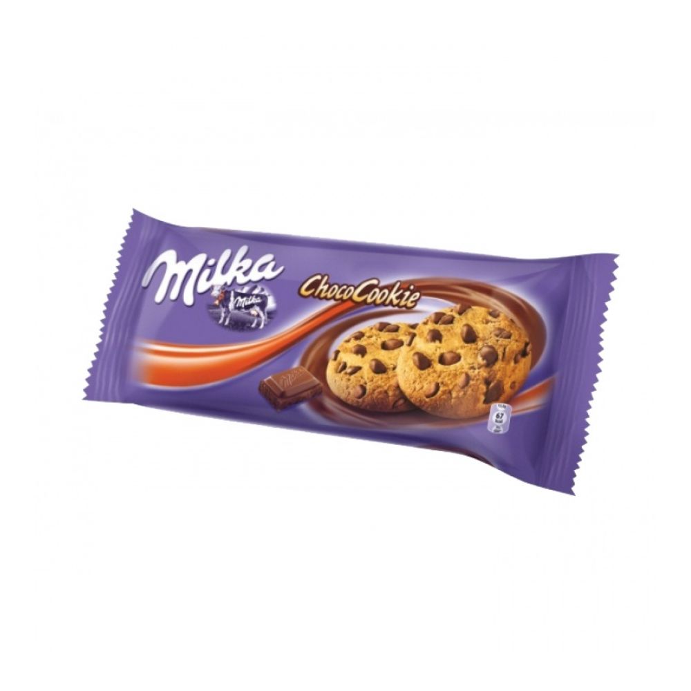 Бисквити Milka Choco Cookie, с парченца шоколад, 135 г