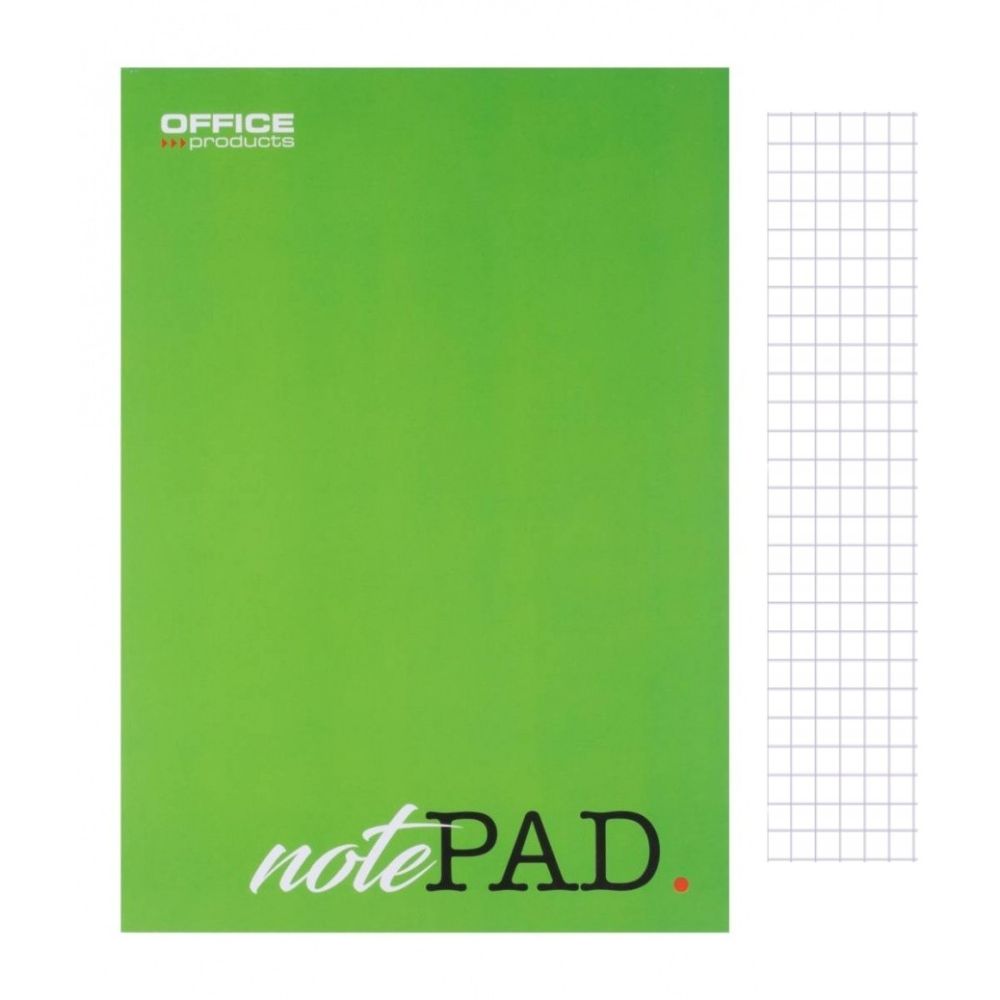 Блокнот OFFICE PRODUCTS, A4, 50 л., офсет с квадратчета 60 г