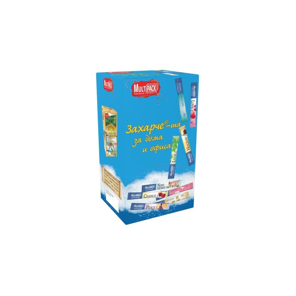 Бяла захар, кристална, в пакетче, 150 бр. х 4 г