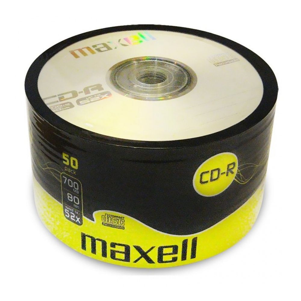 CD-R Maxell, 700MB, 52x, опаковка от 50 бр.