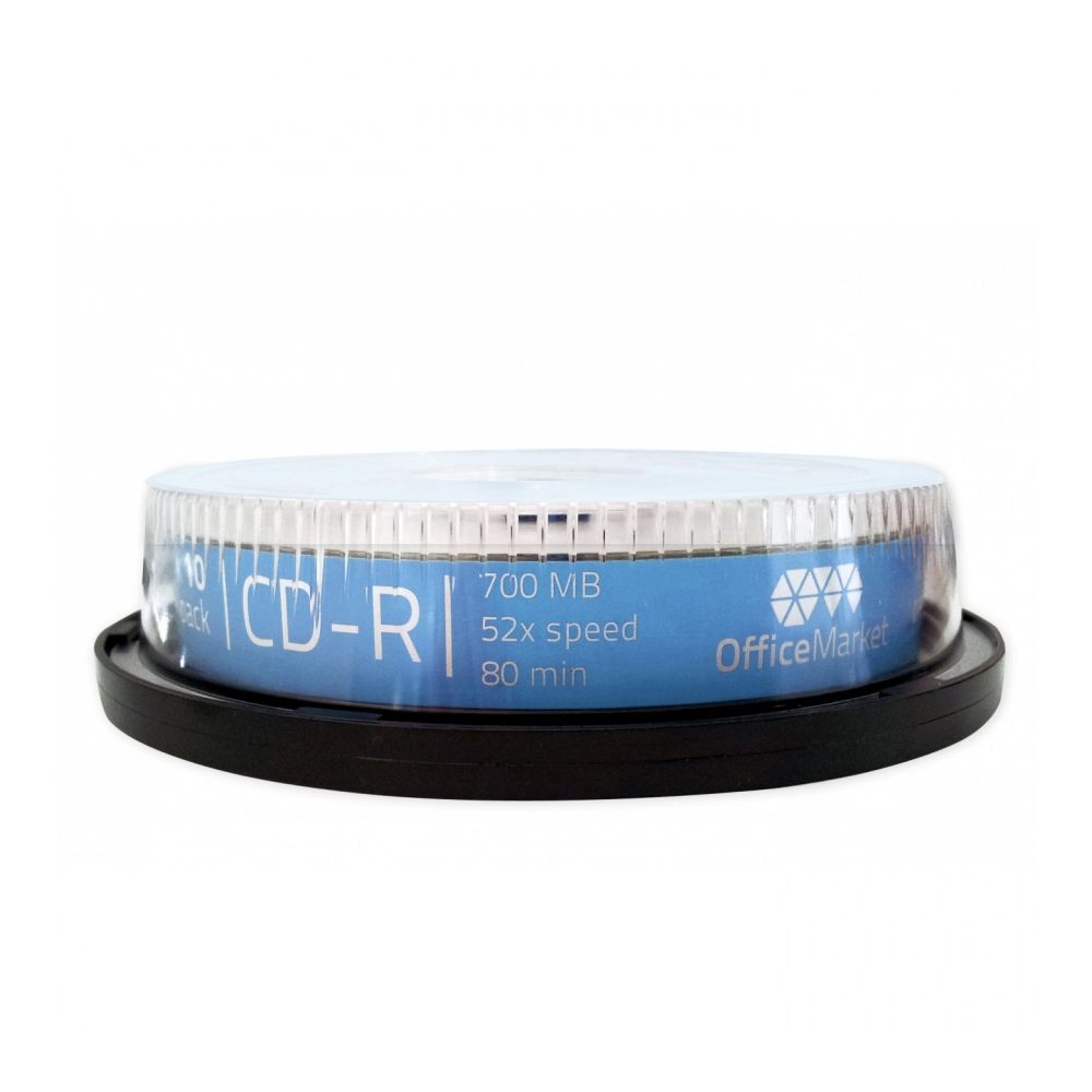 CD-R OfficeMarket 700MB, 52x, шпиндел 10 бр.