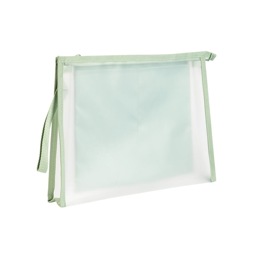 Чанта с цип Deli Jelly&Sunny, PP109, A4, 3 отделения, материал EVA, зелена