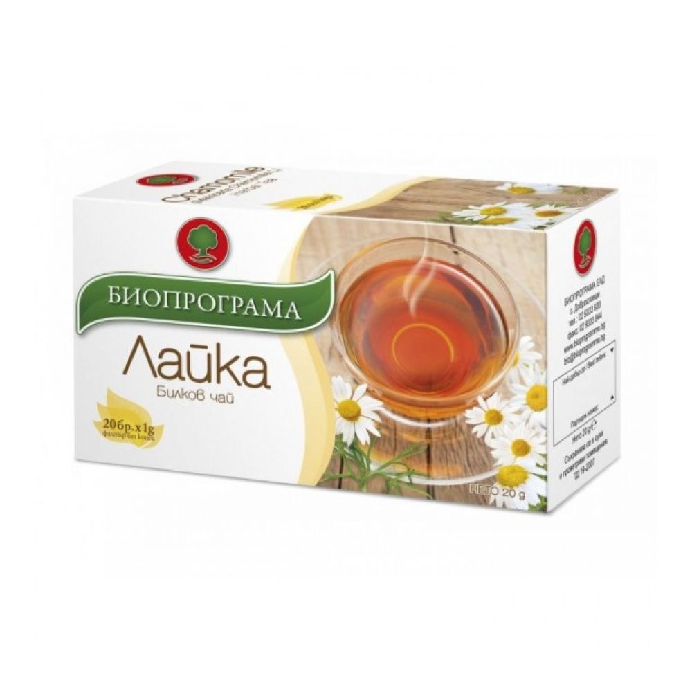 Чай Биопрограма Лайка, кутия 20 бр.х 1.5 г