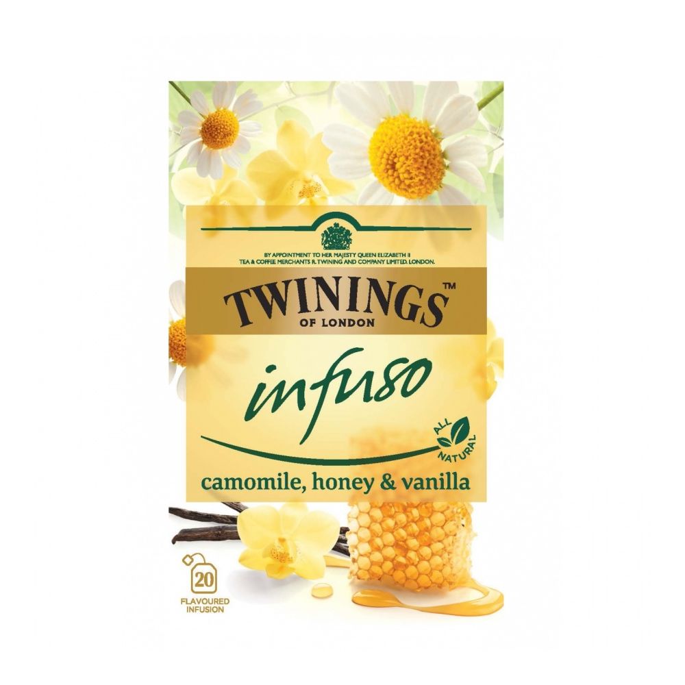 Чай Twinings Лайка, мед и ванилия, кутия 20 бр.х 1.5 г