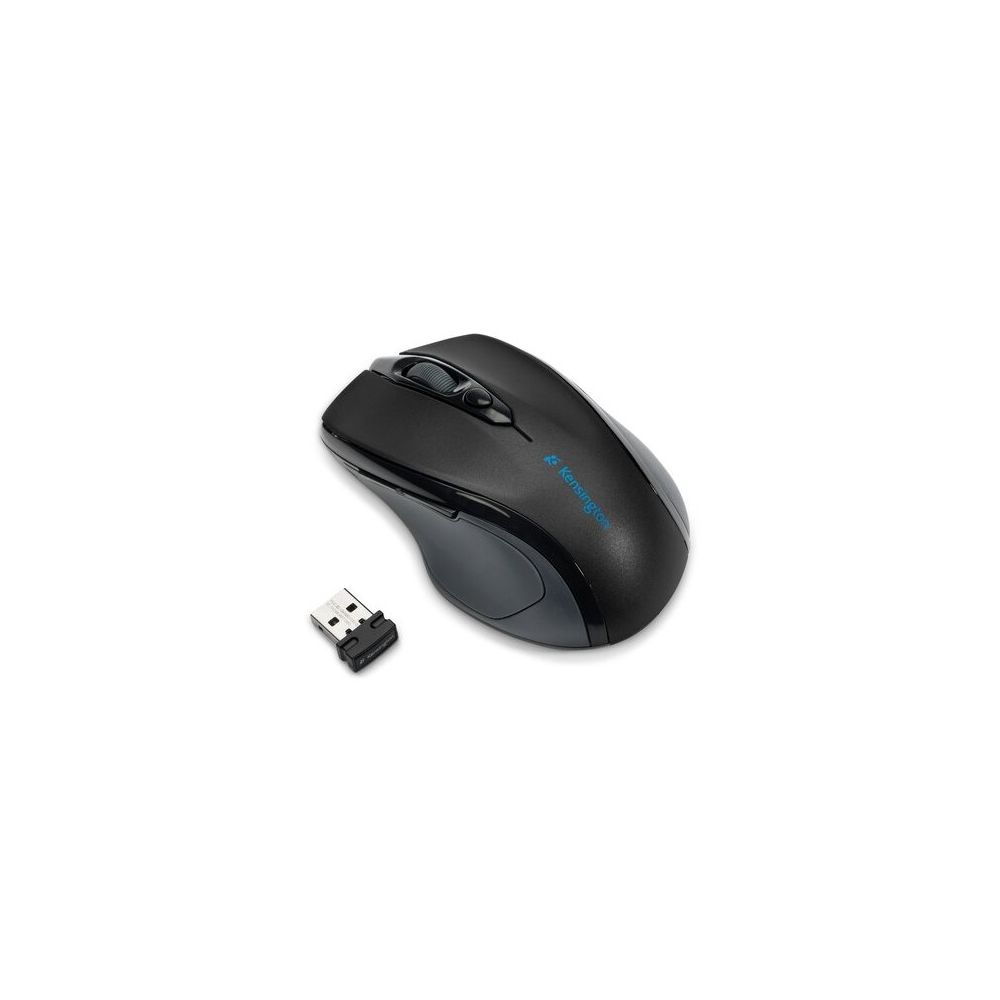 Безжична мишка Kensington K72405EU, USB, 800/1200/1600 dpi, 3 бутона, безшумна, черна