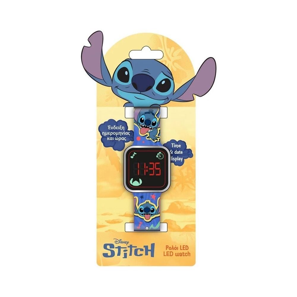Детски LED часовник STITCH 