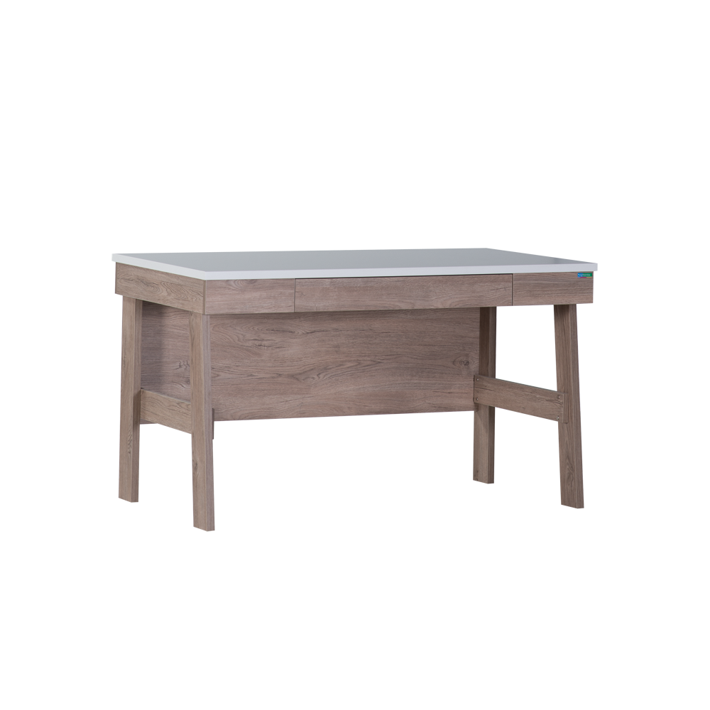 Детско бюро с чекмедже NATURA, 1240х680х760 мм, ПДЧ 18мм, орех и сиво