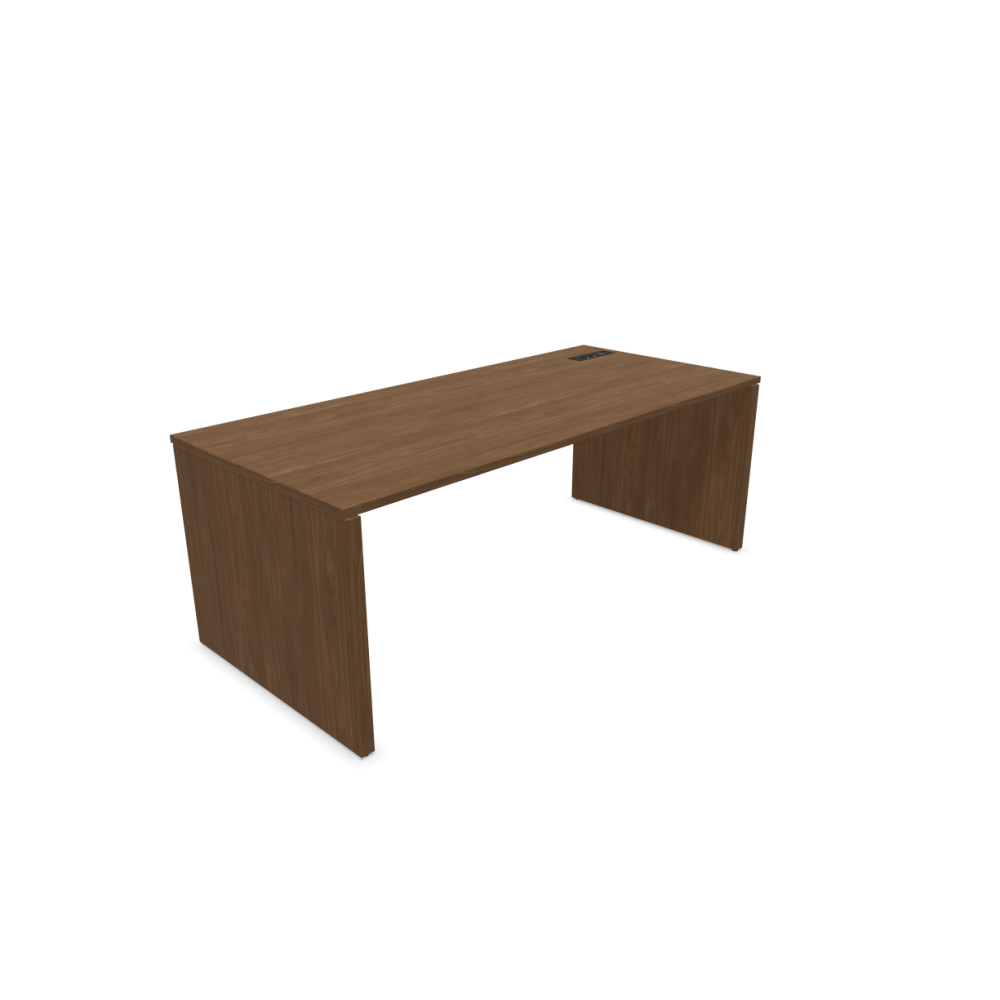 Директорско бюро Sqart SLAB, 2000х900х740 мм, ПДЧ 25 мм, орех Линкълн