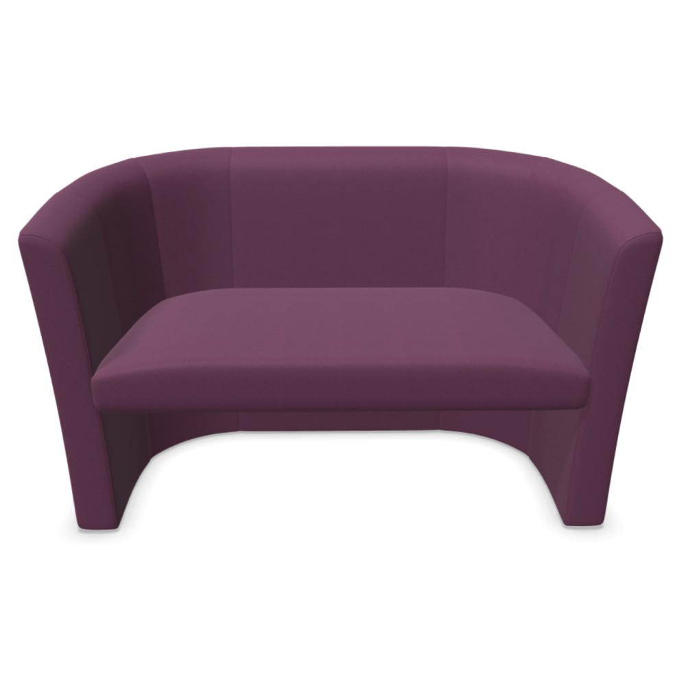 Диван Club-Duo, двуместен, 1290х630х770 мм, дамаска текстил Xtreme(2)XR102, лилава