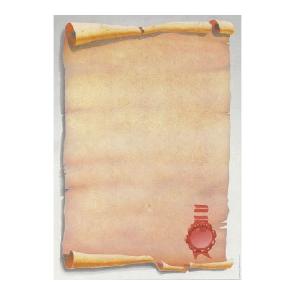 Дизайн хартия DECAdry Structure тип пергамент с червен восък, А4, 95 г, , 25 л.