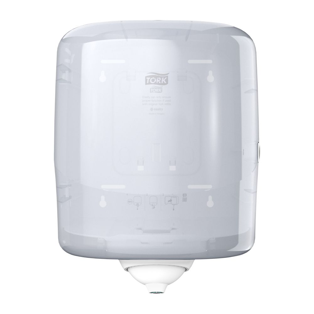 Дозатор за хартиени ролки Tork Reflex™ с централно изтегляне, M4, бял, 255х239х331 мм