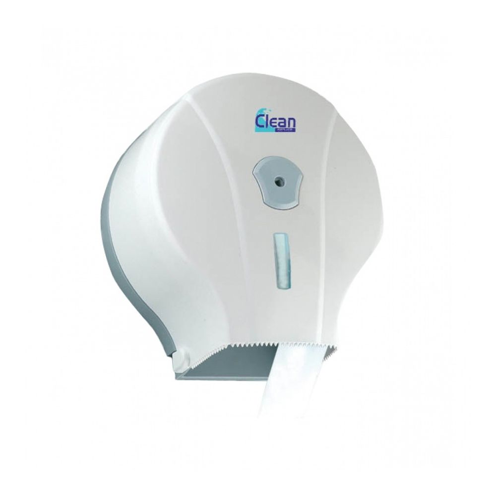 Дозатор за тоалетна хартия Vialli MJ-1 за мини ролка, пластмасов, бял, 260х240х130 мм