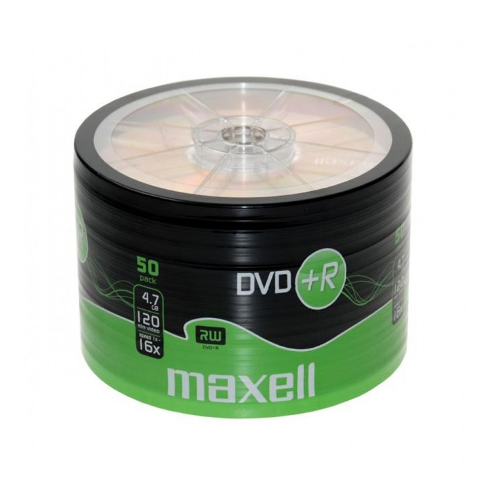 DVD+R Maxell, 4.7GB, 16x, опаковка то 50 бр.