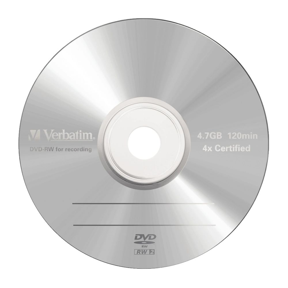 DVD-RW Verbatim, 4.7GB, 4x