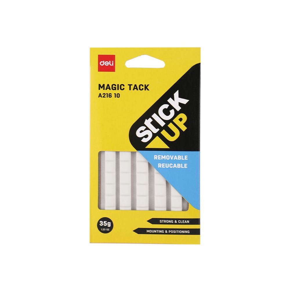 Двойнозалепващи монтажни късчета Deli Stick Up EA21610, опаковка от 75 броя, 35 г
