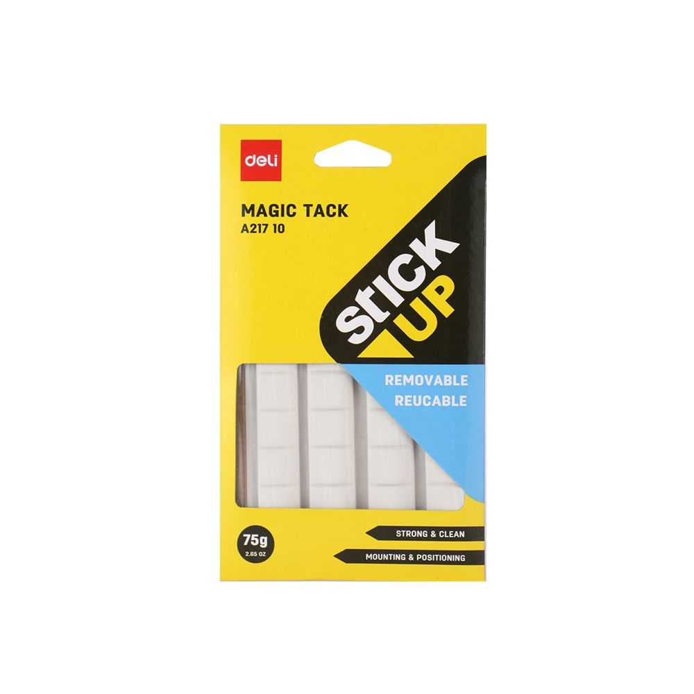 Двойнозалепващи монтажни късчета Deli Stick Up EA21710, опаковка от 40 броя, 75 г